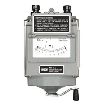 MECO HIT 5-1 Analog Insulation Tester (Hand Cranking Type)