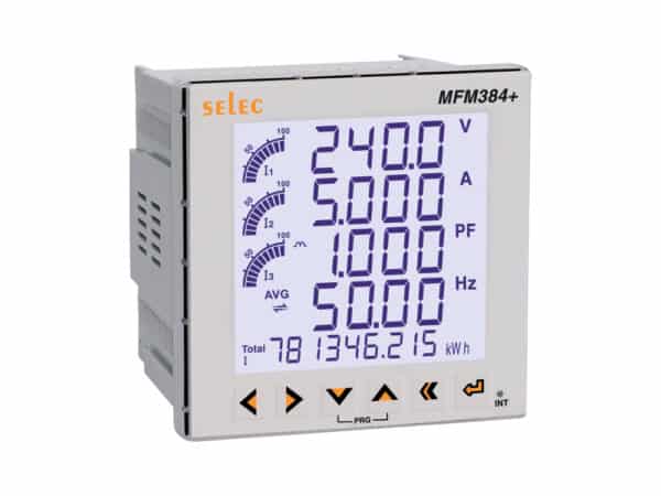 SELEC MFM384-C-D-CE-CL05-PLUS LCD Multifunction Meter