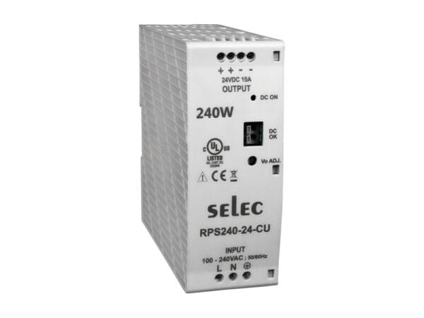 SELEC RPS240-24-CU Din Rail Mount Power Supply